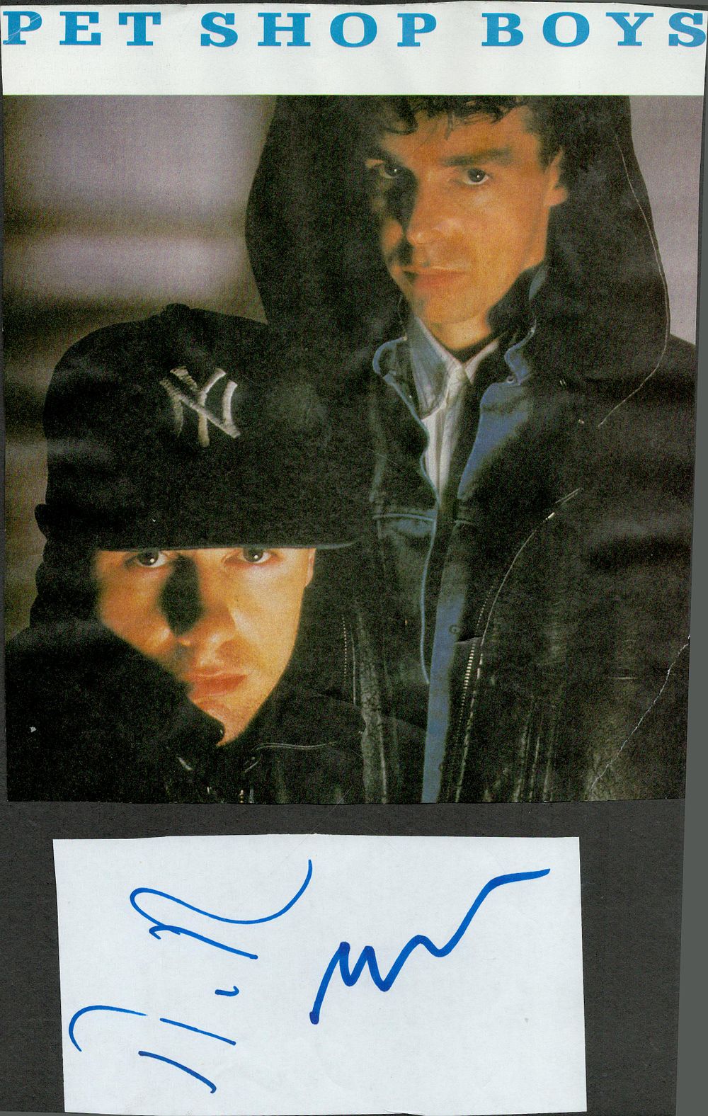 Lot 358: 12x8 Pet Shop Boys clippings mounted A4 containing...