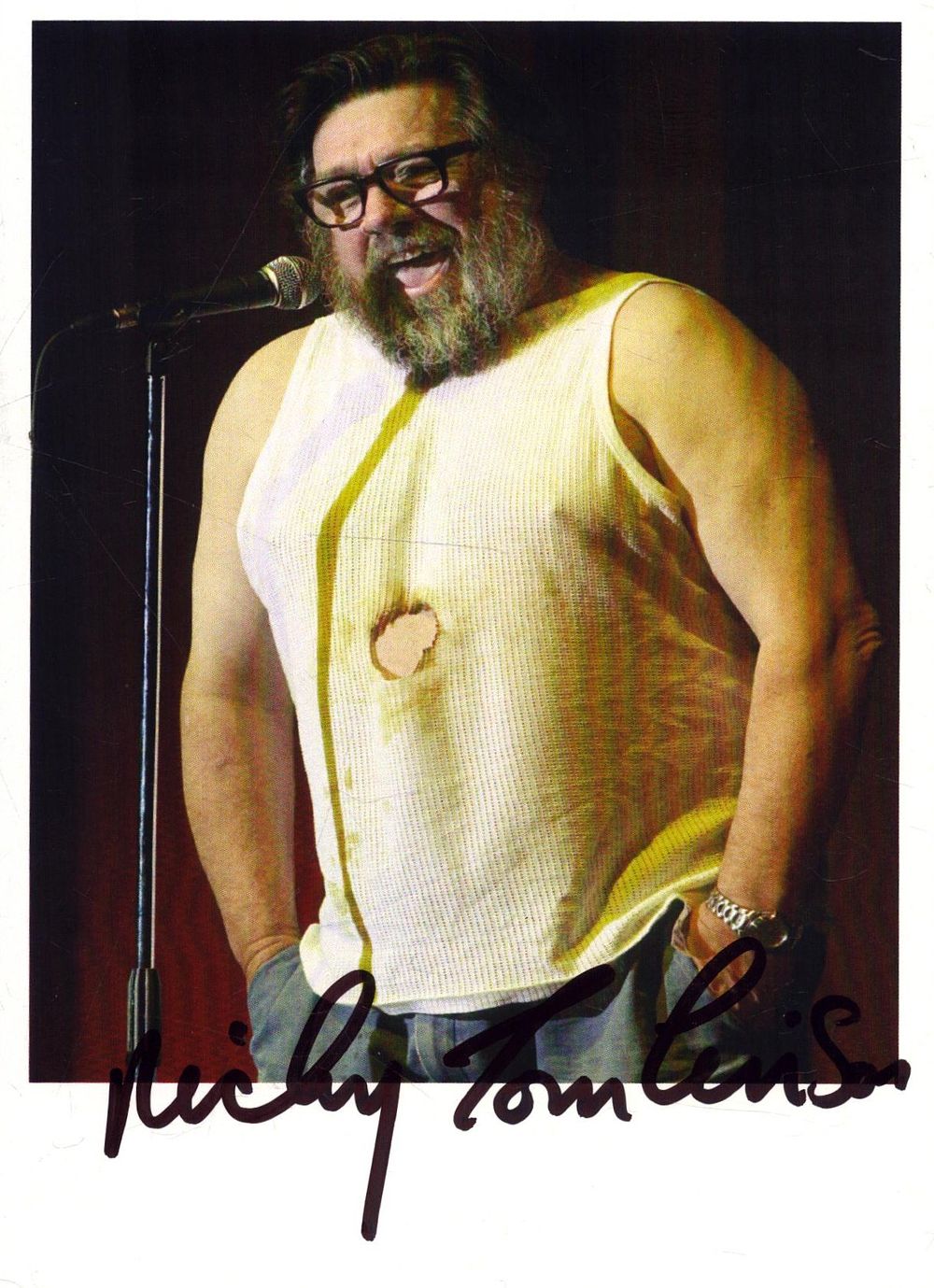 Lot 401: Ricky Tomlinson signed 6x4inch Royle Family colour photo.