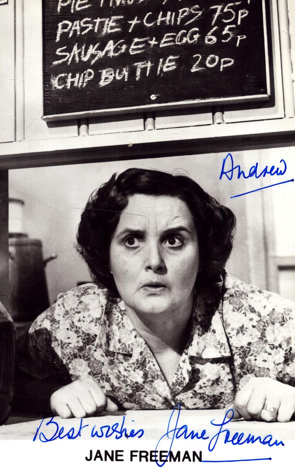 Lot 405: Jane Freeman signed Last of the Summer Wine...