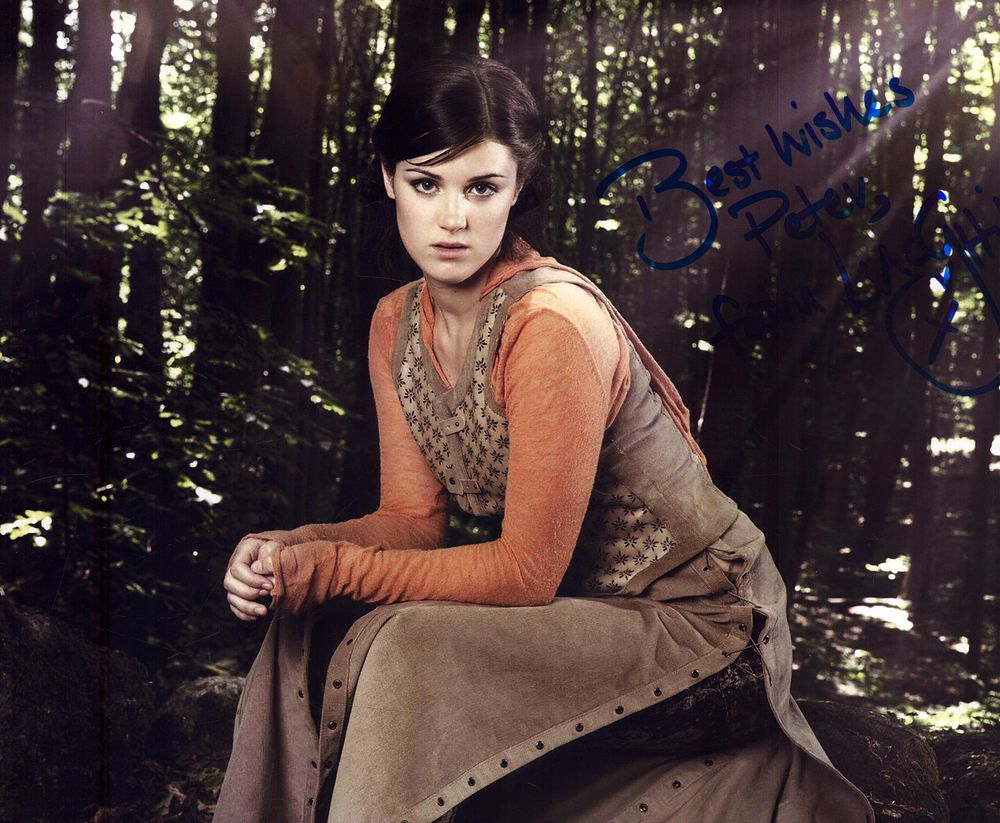 Lot 175: LUCY GRIFFITHS Actress signed Robin Hood 8x10 Photo....