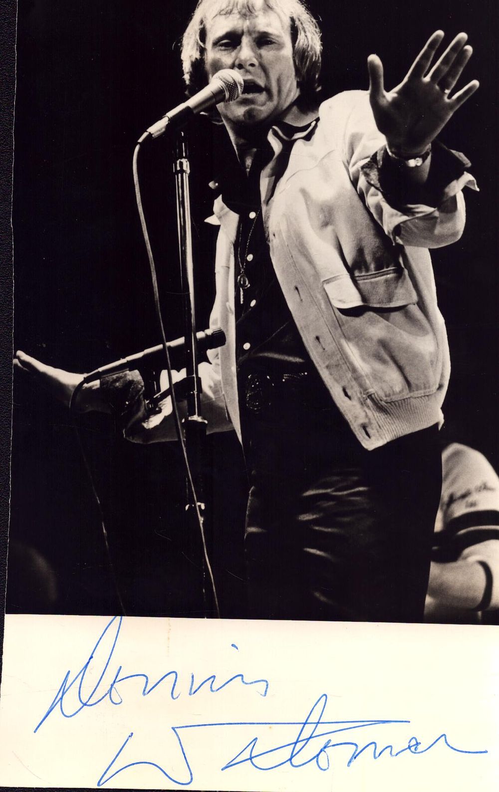 Lot 182: DENNIS WATERMAN (1948-2022) signed vintage Postcard Photo Good...