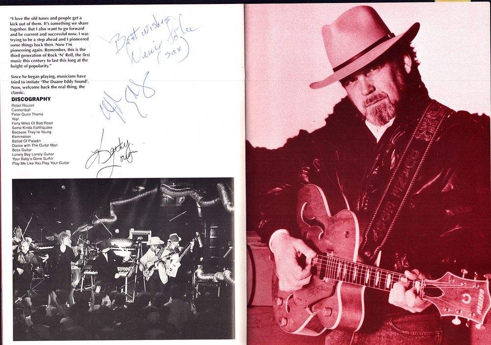 Lot 186: SOLID SILVER SIXTIES 1990 Tour Programme signed inside...