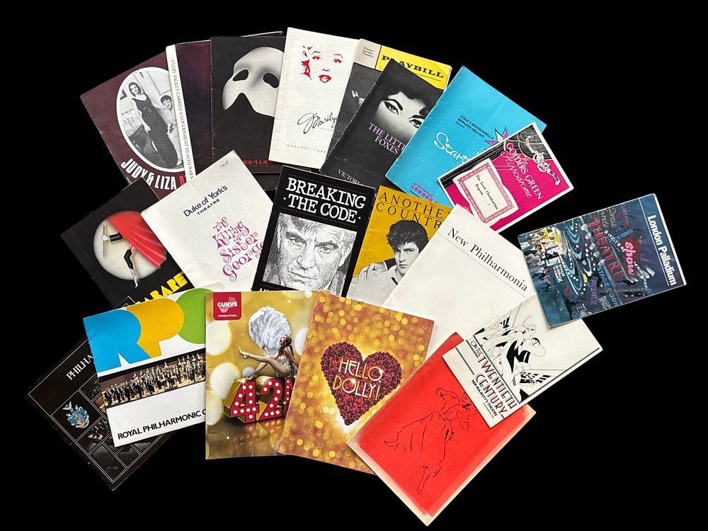 Lot 302: Theatre Programme collection. Breaking The Code, Another Country,...