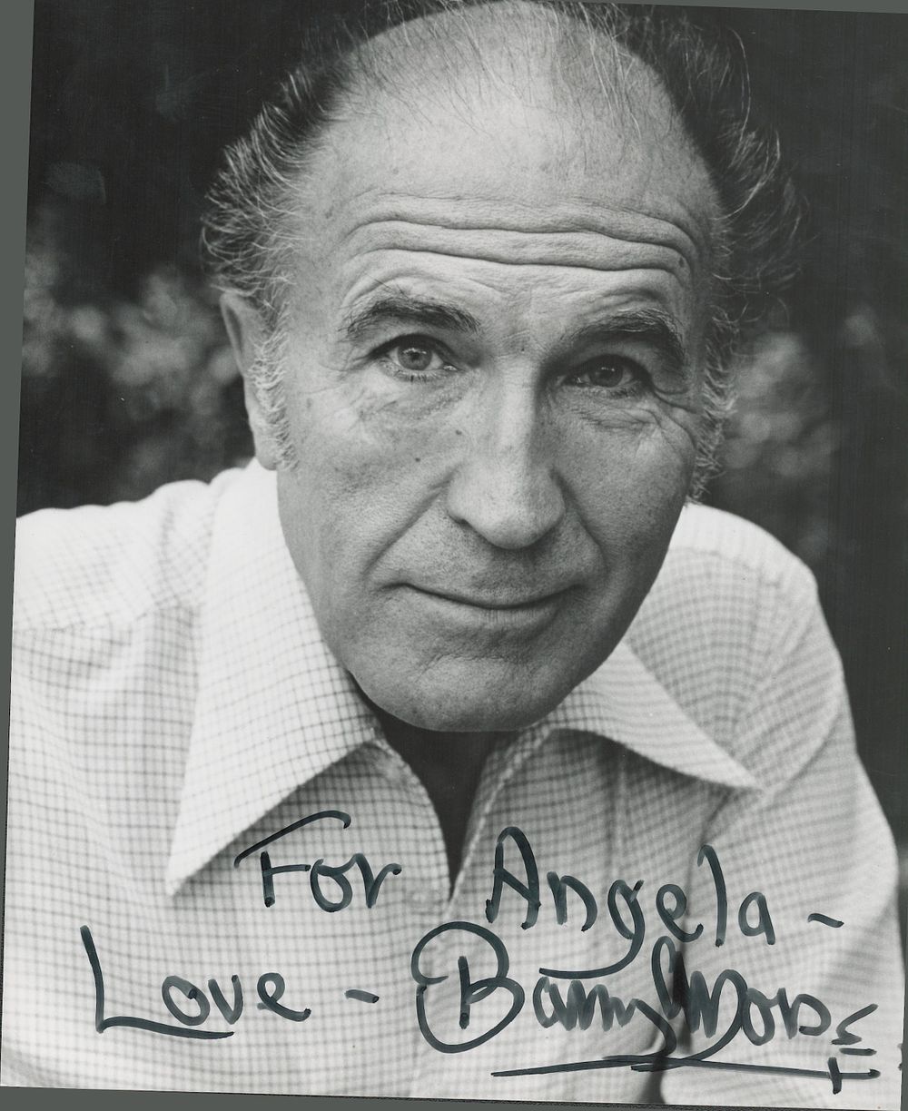 Lot 348: Barry Morris signed 10x8 inch black and white...