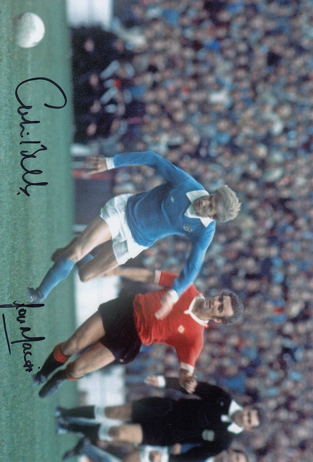 Lot 370: Autographed COLIN BELL / LOU MACARI 12 x...