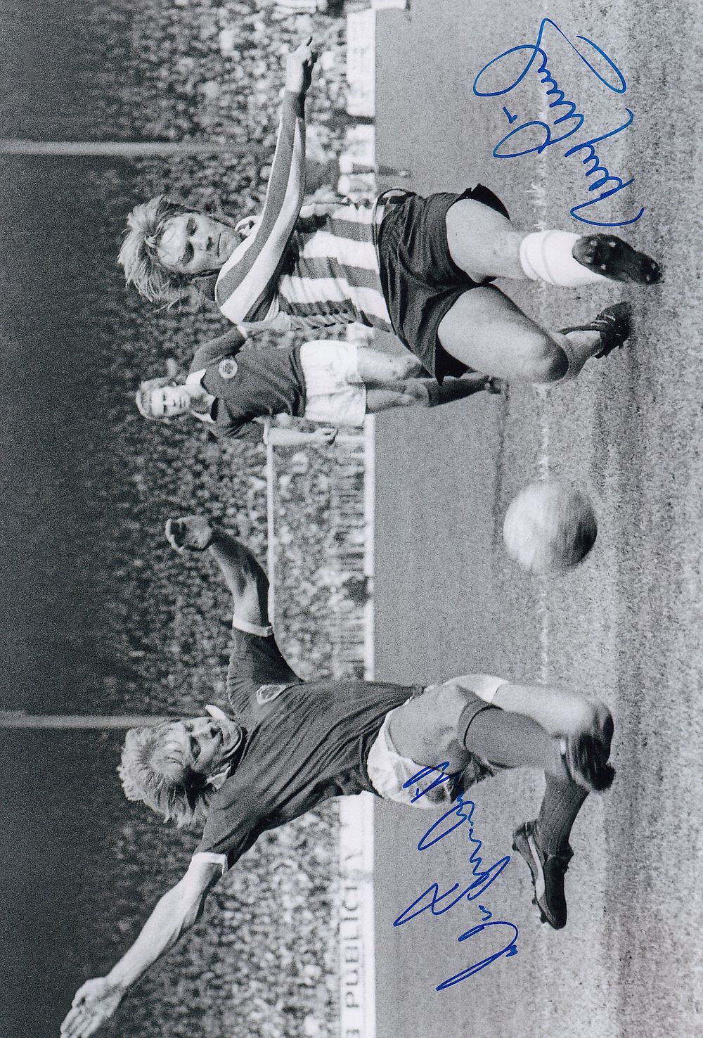 Lot 371: Autographed TONY CURRIE / ALAN BIRCHENALL 12 x...