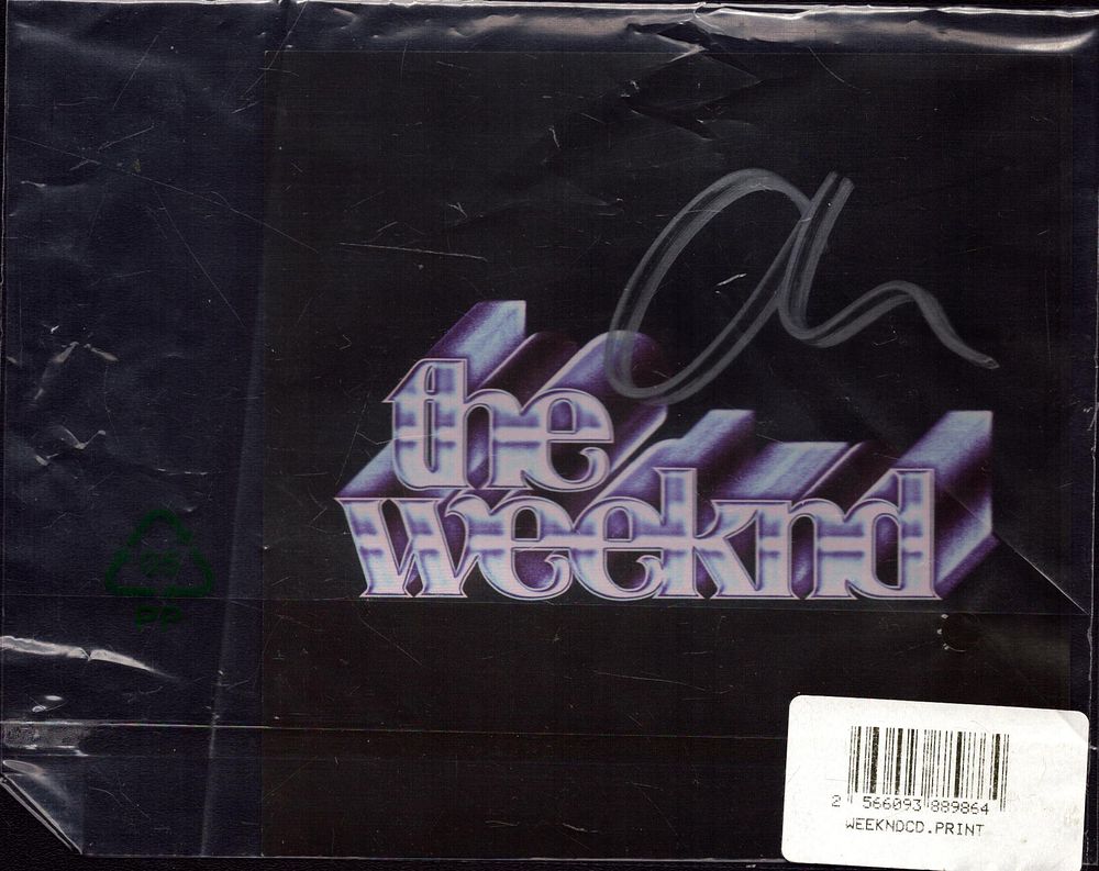 Lot 402: The Weekend, signed 4x4 from The Weekend’s album...