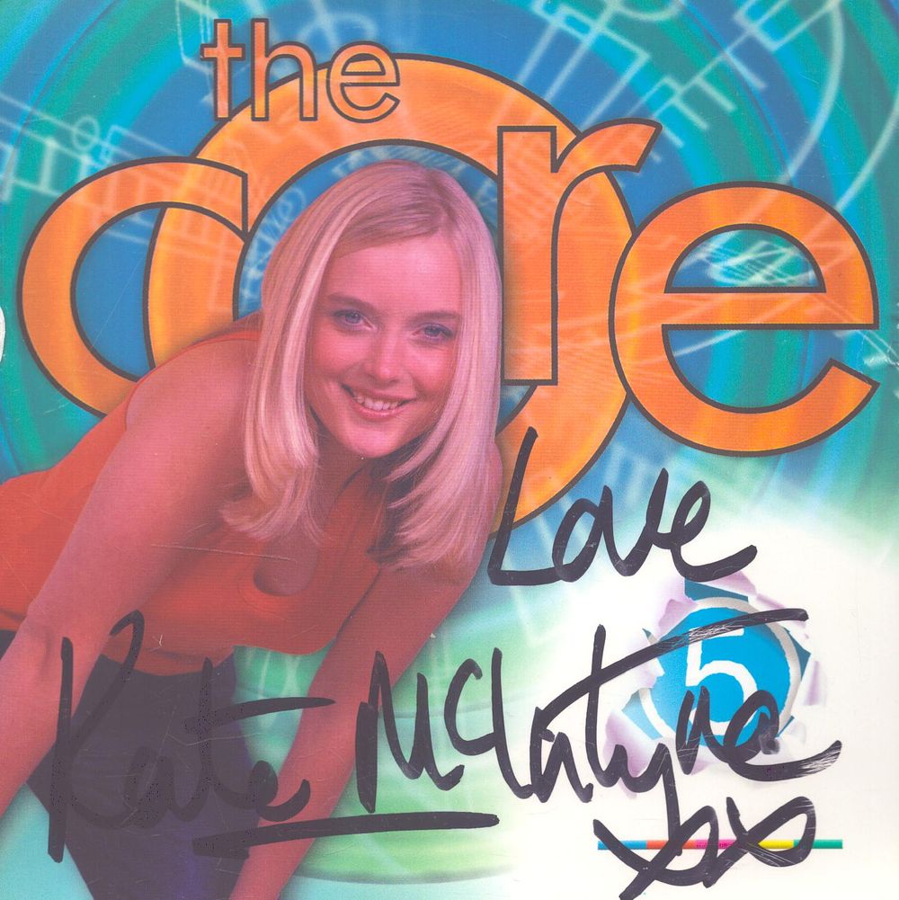 Lot 418: Kate McIntyre, signed coloured photo card, the Core,...