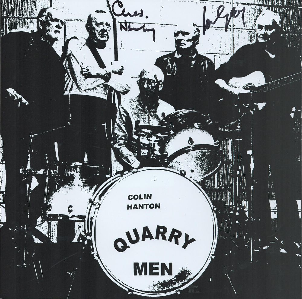 Lot 427: Colin Hanton Quarry Men 10x10 black and white...