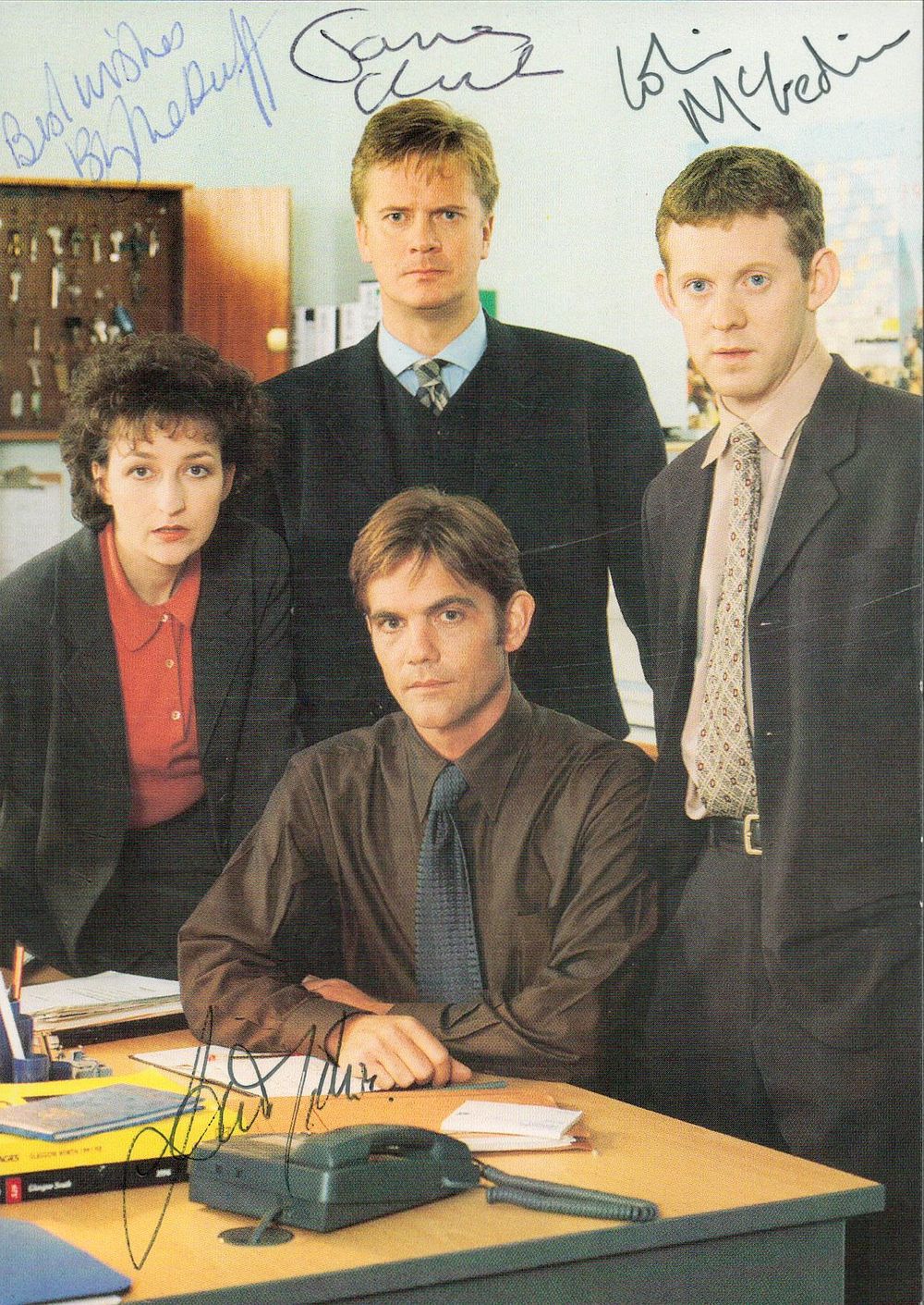 Lot 448: Taggart signed by cast members Blythe Duff, James...