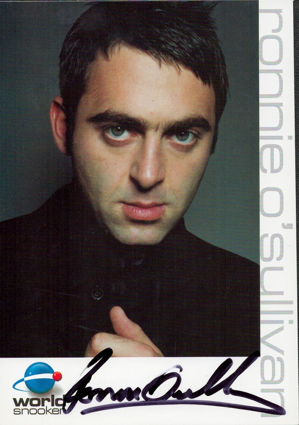 Lot 481: Ronnie O'Sullivan 6x4 Photo Card Signed World Snooker...