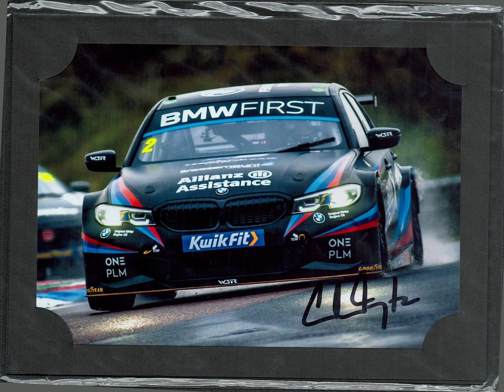 Lot 482: Colin Turkington7X5 signed Photo Card BMW 4x British...