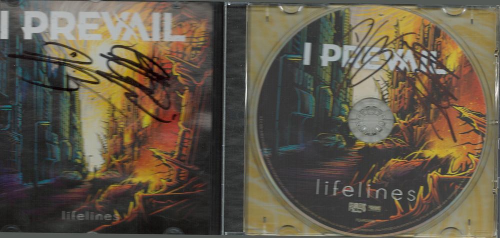Lot 496: Lifelines CD I Prevail multiple signatures signed disk...