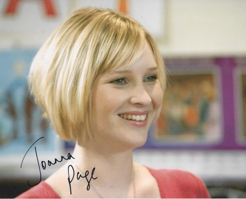 Lot 336: Actor, Joanna Page signed 10x8 colour photograph. Page...