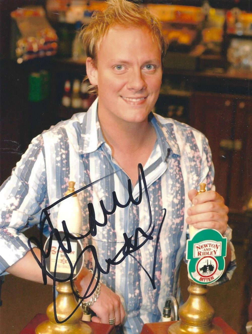 Lot 338: Corrie Actor, Antony Cotton signed 8x6 colour photograph...