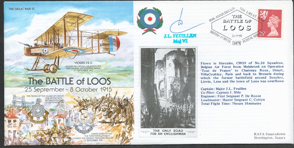 Lot 558: Mjr J L Feuillen signed The Battle of...