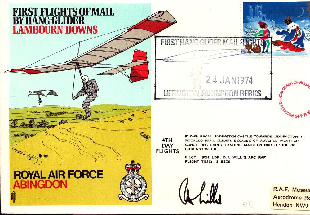 Lot 570: Sqd Ldr D J Willis signed RAF Abingdon...