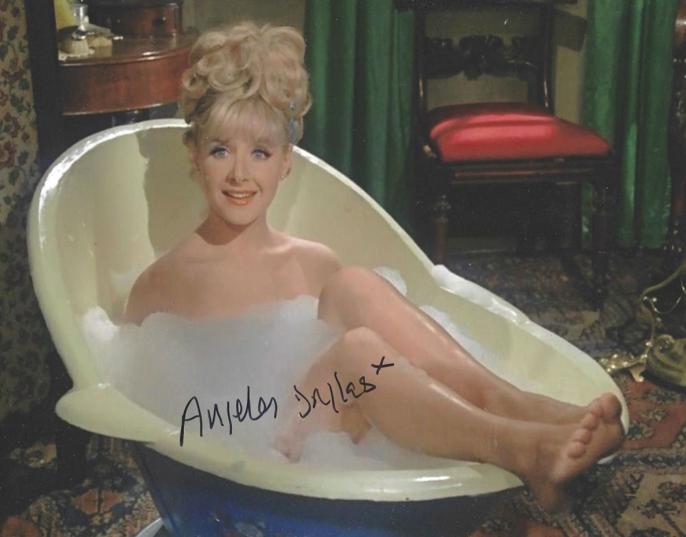 Lot 346: Actor, Angela Douglas signed 10x8 colour photograph. Douglas...