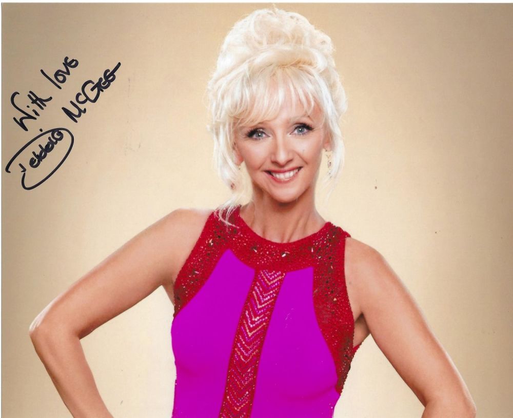 Lot 354: Performer, Debbie McGee signed 10x8 colour photograph. McGee...