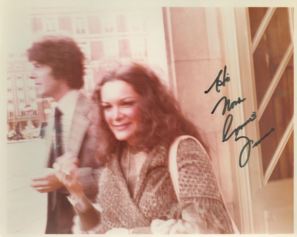Lot 167: Connie Francis signed 10x8inch colour photo.
