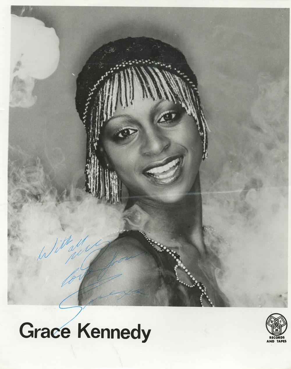 Lot 180: Grace Kennedy signed 10x8inch black and white promo...