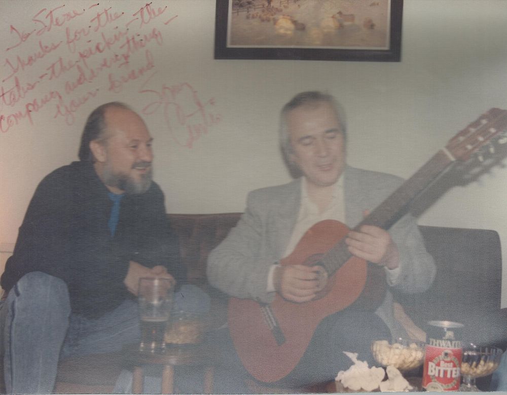 Lot 197: Sonny Curtis signed 7x5inch colour photo. Dedicated.