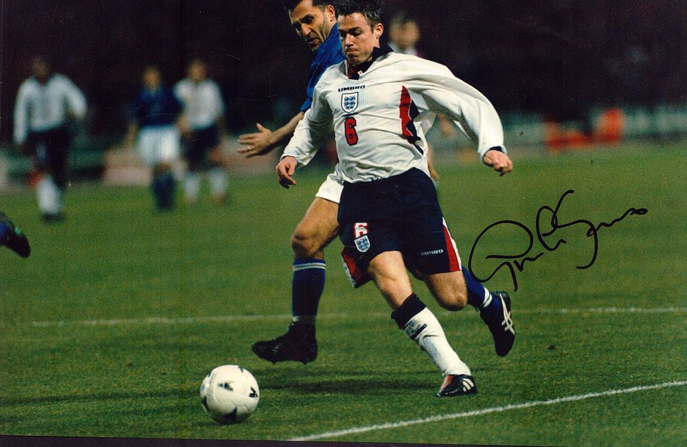 Lot 259: Graeme Le Saux signed 12x8inch colour photo pictured...
