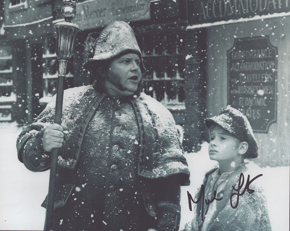 Lot 282: Mark Lester signed 10x8 inch black and white...
