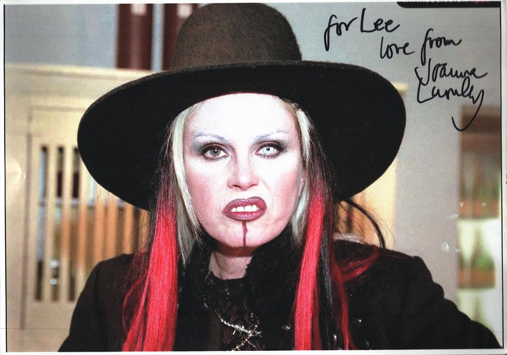 Lot 320: Joanna Lumley signed 12x8inch colour photo dedicated.