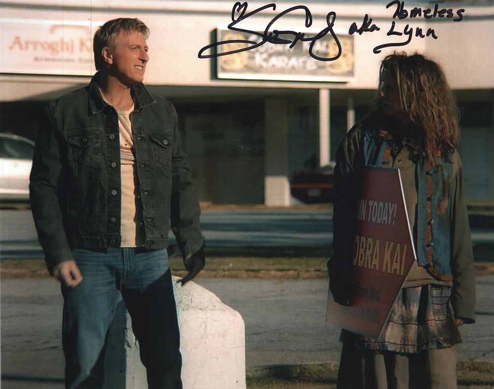 Lot 326: Susan Gallagher signed Cobra Kai 10x8inch colour photo.