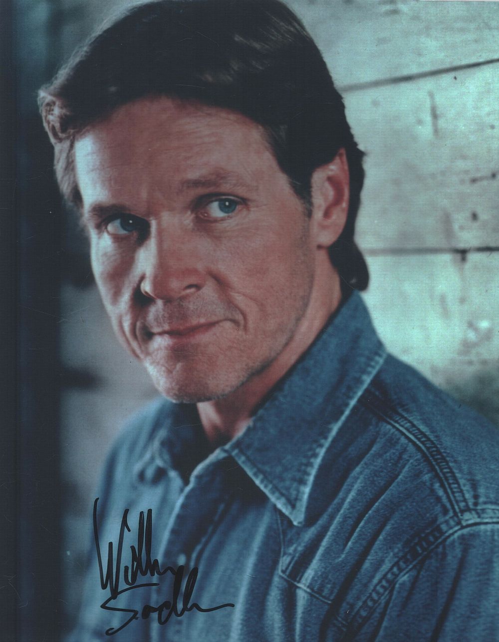 Lot 365: William Sadler signed 10x8inch colour photo.