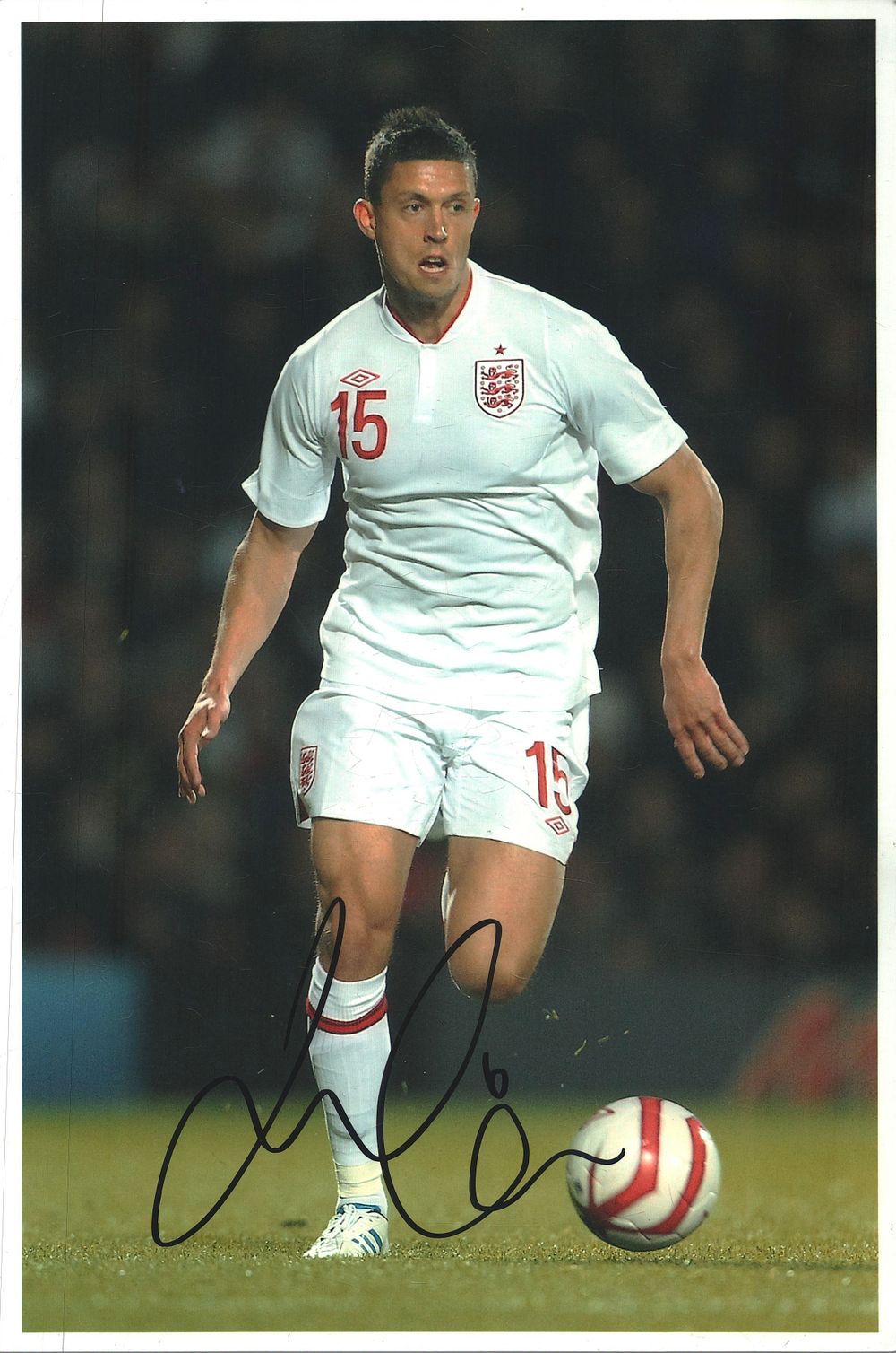 Lot 387: Jason Lowe signed 12x8inch colour photo pictured in...