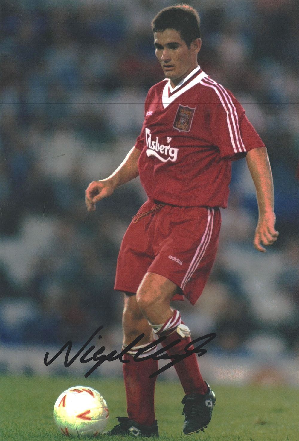 Lot 401: Nigel Clough signed 12x8inch colour photo pictured in...