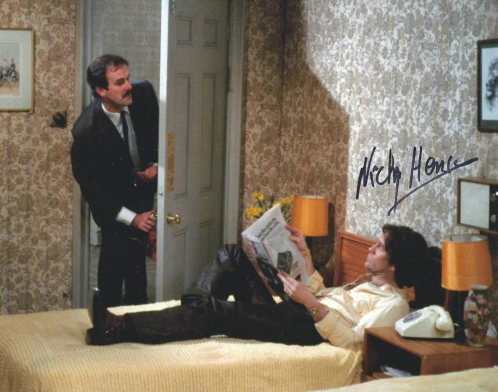 Lot 412: Fawlty Towers Actor, Nicky Henson signed 10x8 colour...