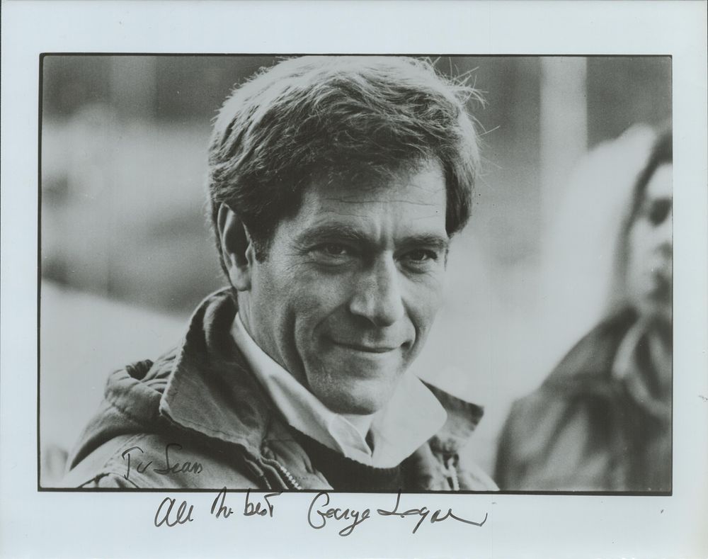 Lot 617: George Segal signed 120x8 inch black and white...