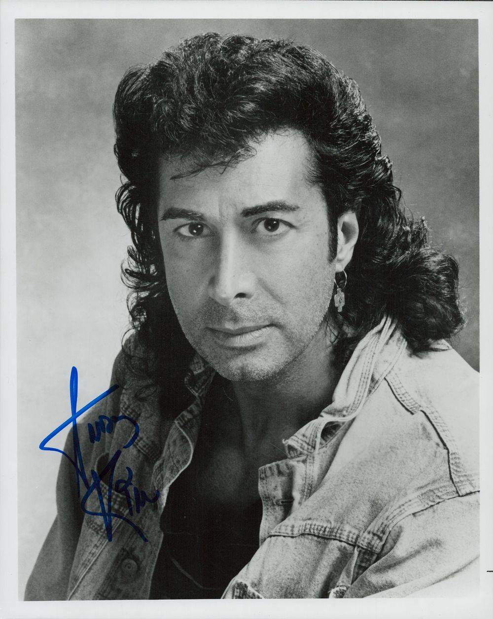 Lot 674: Andy Kim signed 10x8 inch black and white...