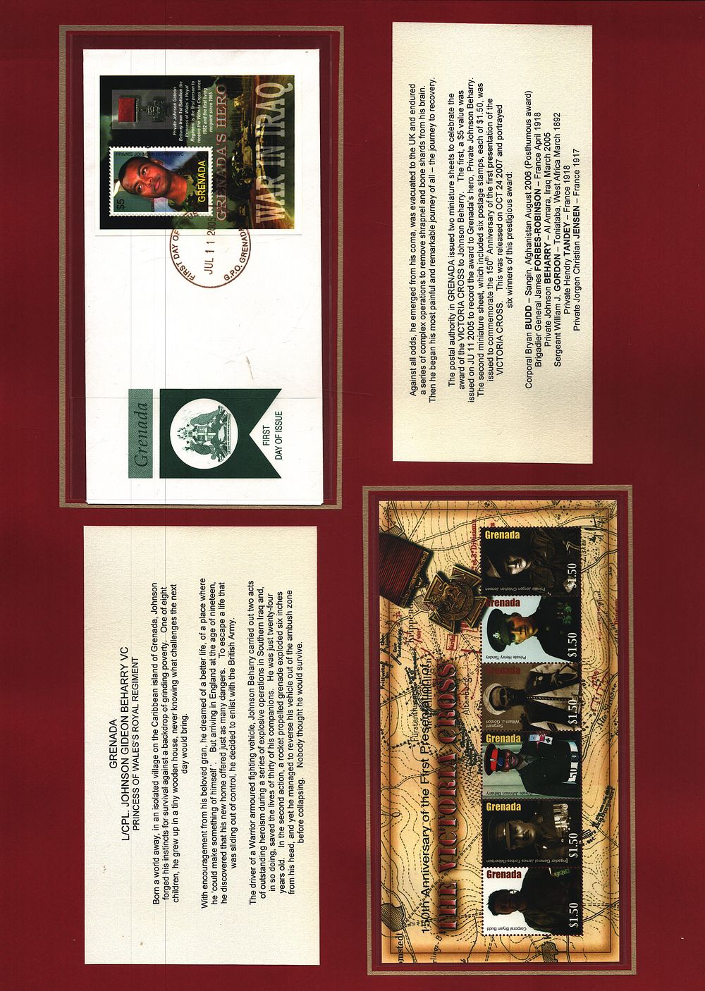Lot 679: Victoria Cross L.CPL Johnson Beharry Prince of Wales...