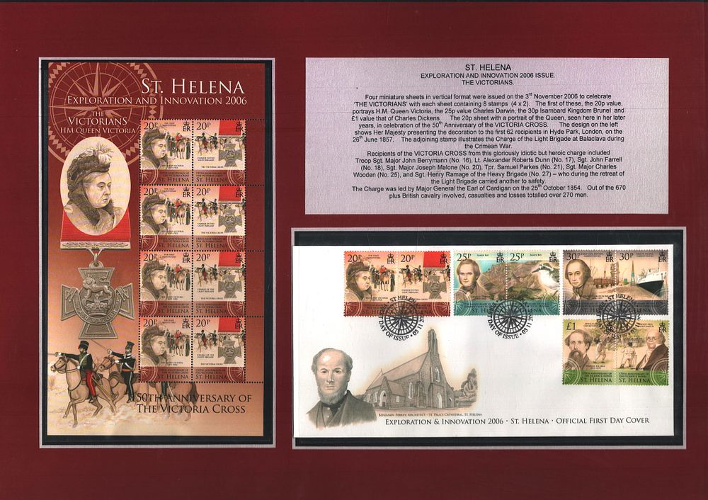 Lot 685: St Helena Explorations and Innovations 2006 The Victorians...