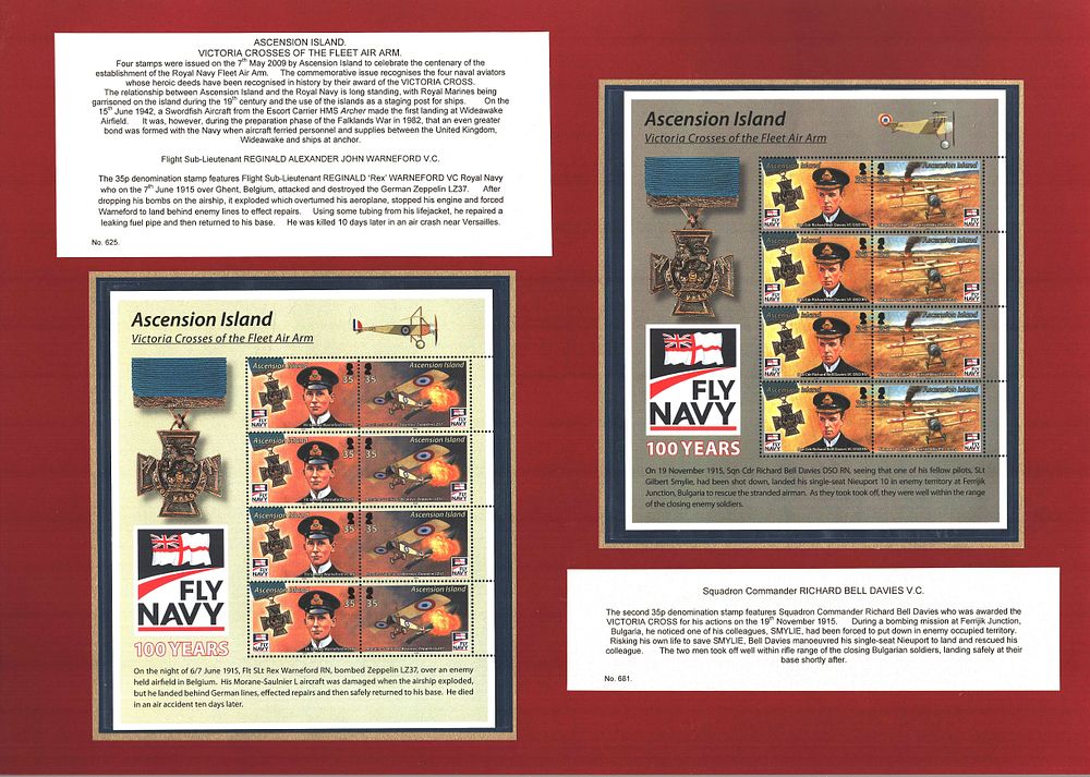 Lot 690: Ascension Island Victoria Crosses of the Fleet Air...