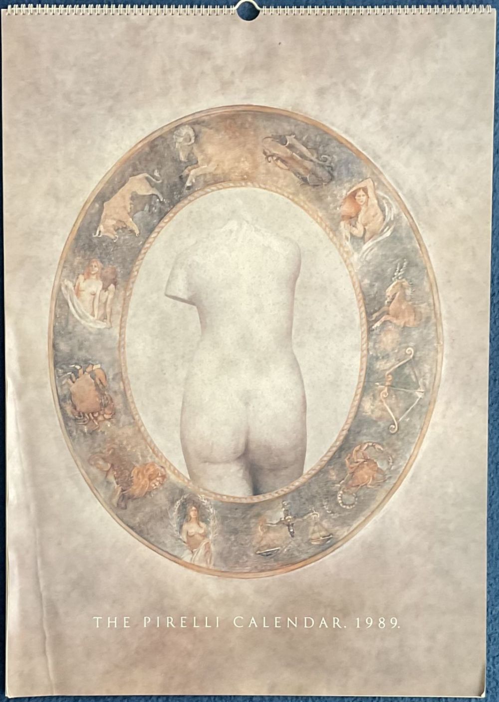 Lot 459: The Pirelli Vintage Calendar 1989. No 13452. Colour...