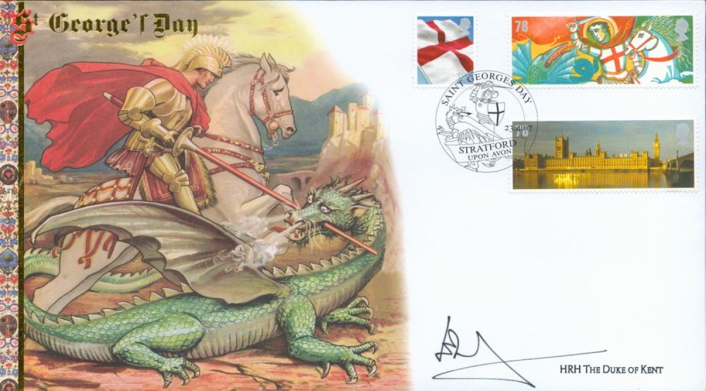 Lot 482: HRH Duke of Kent Signed St Georges Day...