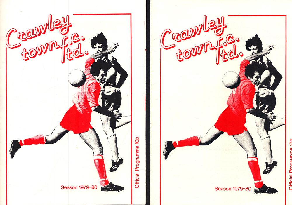 Lot 274: 2x Crawley town official programme season 1979-80, v...