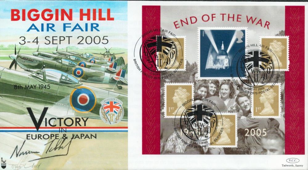 Lot 493: Norman Tebbit (Baron Tebbit) Signed Biggin Hill Air...