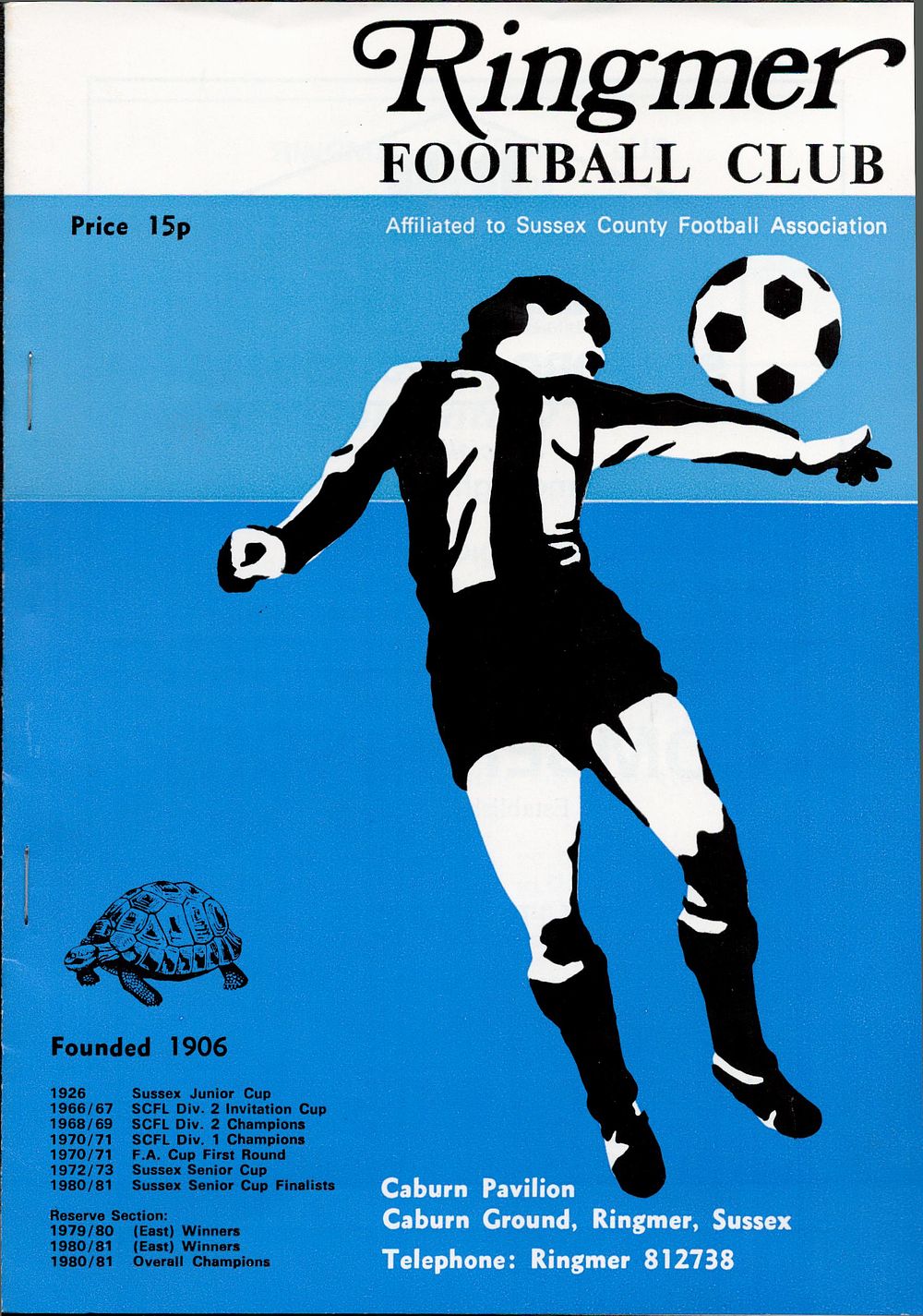 Lot 398: 1x Ringmer F.C Football Programme v Horsham Easter...