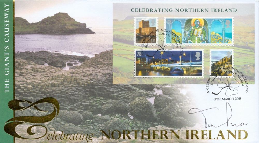 Lot 498: Baron Prior Signed Internet Stamps, Celebrating Northern Ireland...