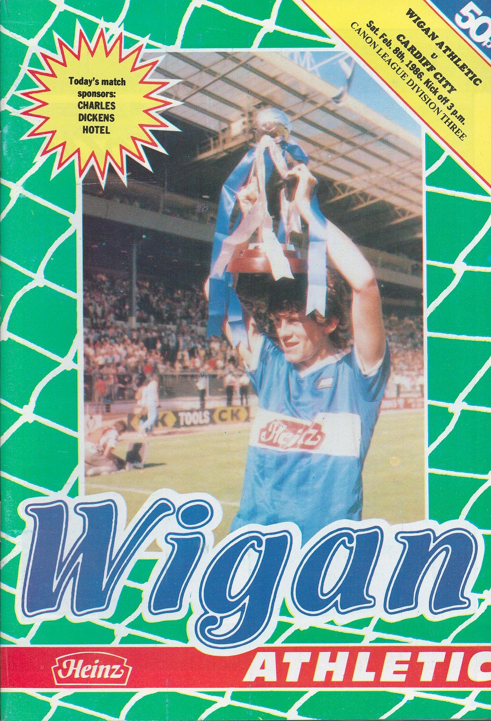 Lot 443: 1 x Wigham Athletic 1986 Football Programme v...