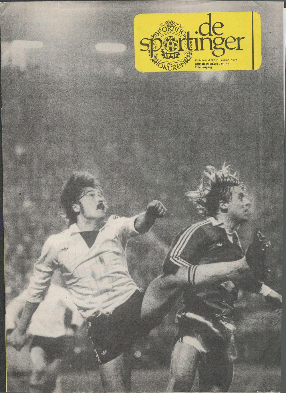 Lot 454: 1 x Sporting Lokeren1981 Football Programme v Beringen...