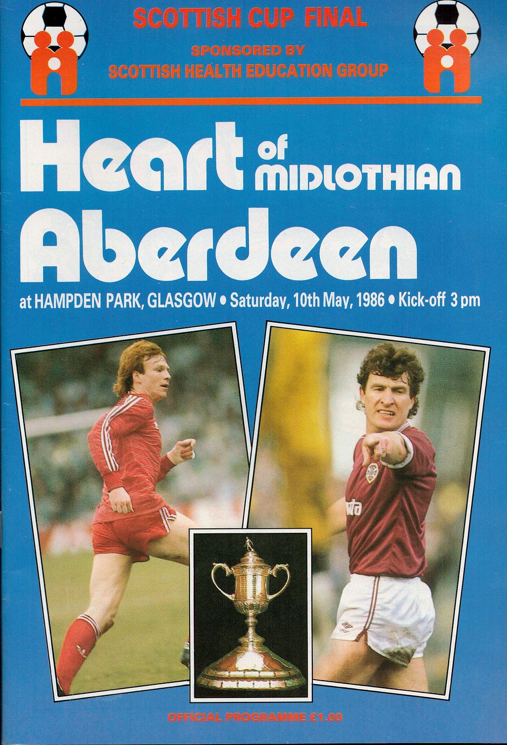 Lot 466: 1 x Scottish Cup Final Heart of Midlothian...
