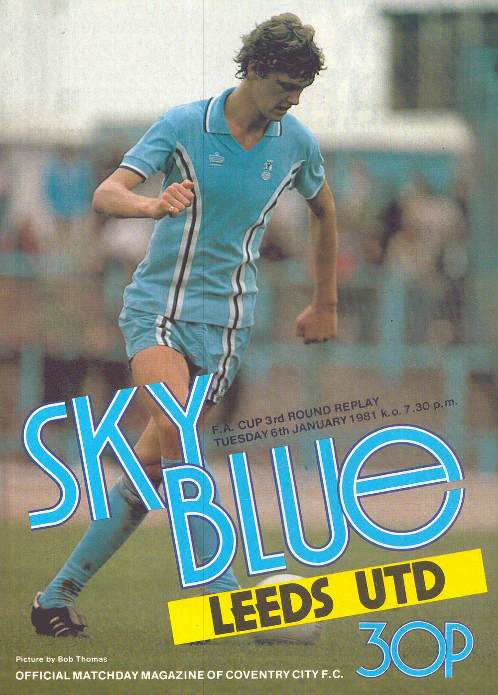 Lot 490: 1x Coventry City, Sky Blue FA Cup 3rd...