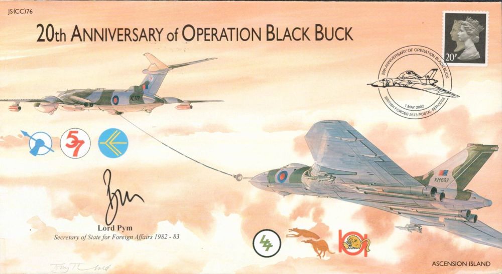 Lot 509: Lord Pym Signed 20th Anniversary of Operation Black...